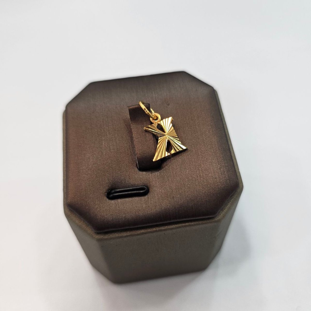 916 / 22K Gold Alphabet Pendant – Simple and Big - Best Gold Shop 22k gold 22k Gold Charms 22k gold pendant Charms & Pendants