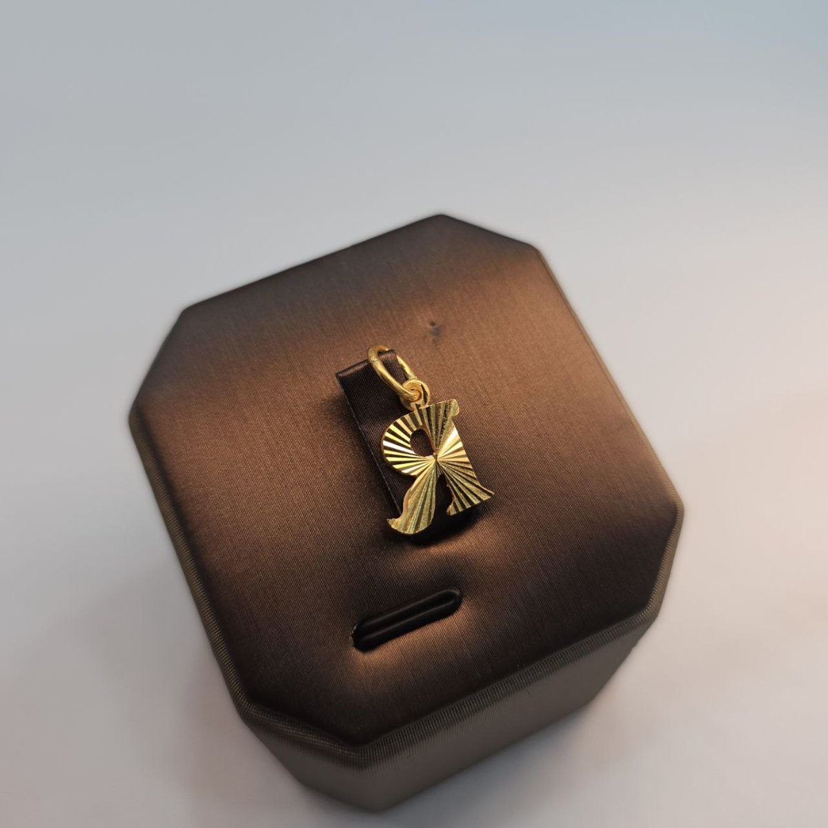 916 / 22K Gold Alphabet Pendant – Simple and Big - Best Gold Shop 22k gold 22k Gold Charms 22k gold pendant Charms & Pendants