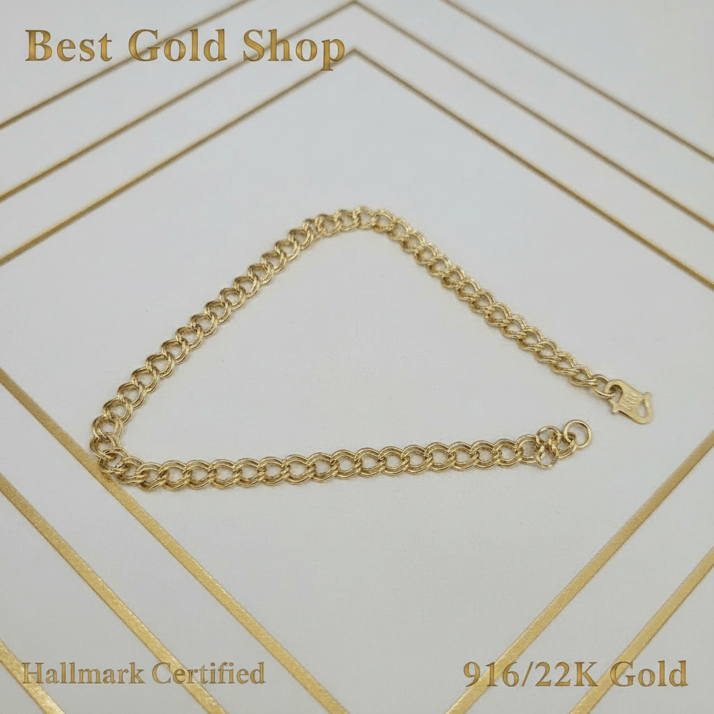 916 / 22k Gold Coconut Bracelet by Best Gold ShopBraceletsBest Gold Shop