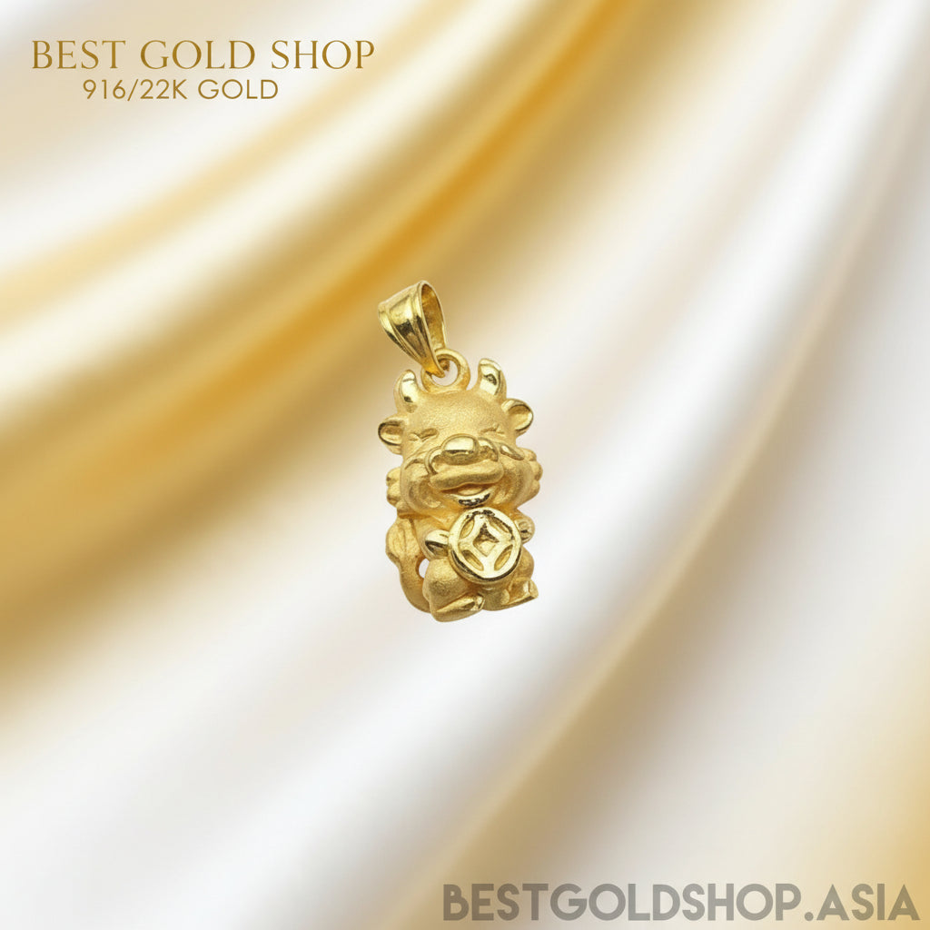 916 / 22k Gold zodiac pendant by Best Gold ShopCharms & PendantsBest Gold Shop