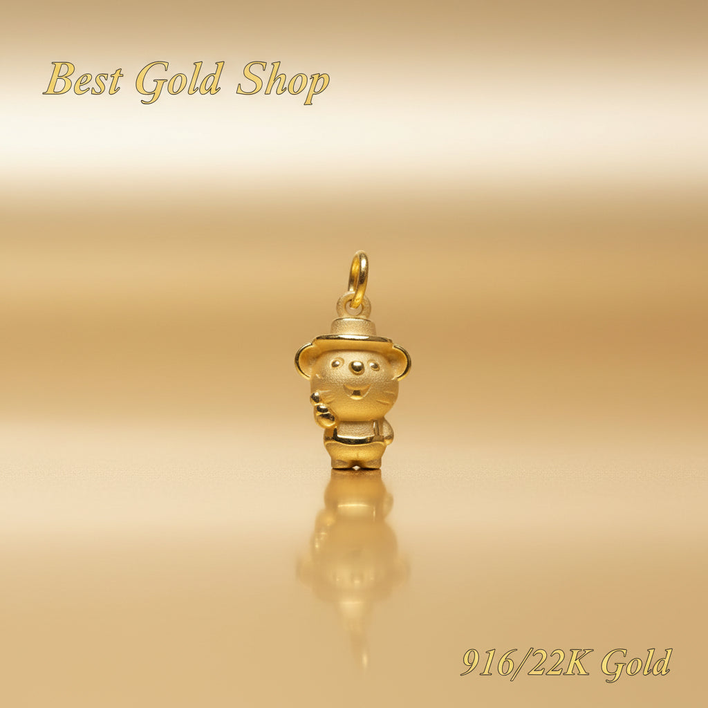 916 / 22k Gold zodiac pendant by Best Gold ShopCharms & PendantsBest Gold Shop