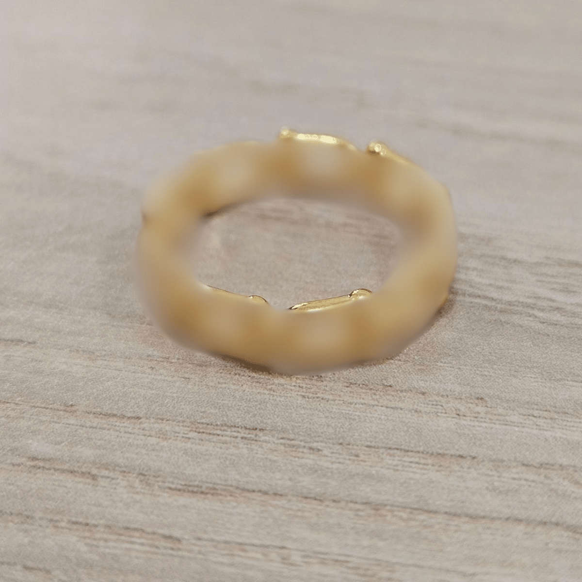 916 Gold Anchor Link Hook RingRingsBest Gold Shop