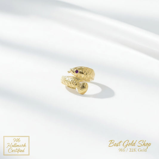 916 Gold Arowana Ring by Best Gold Shop exquisite pieceRingsBest Gold Shop