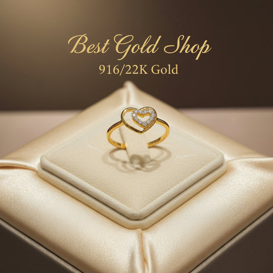 916 Gold Assorted Design Rings | Simple Elegant 22K Styles - View 1