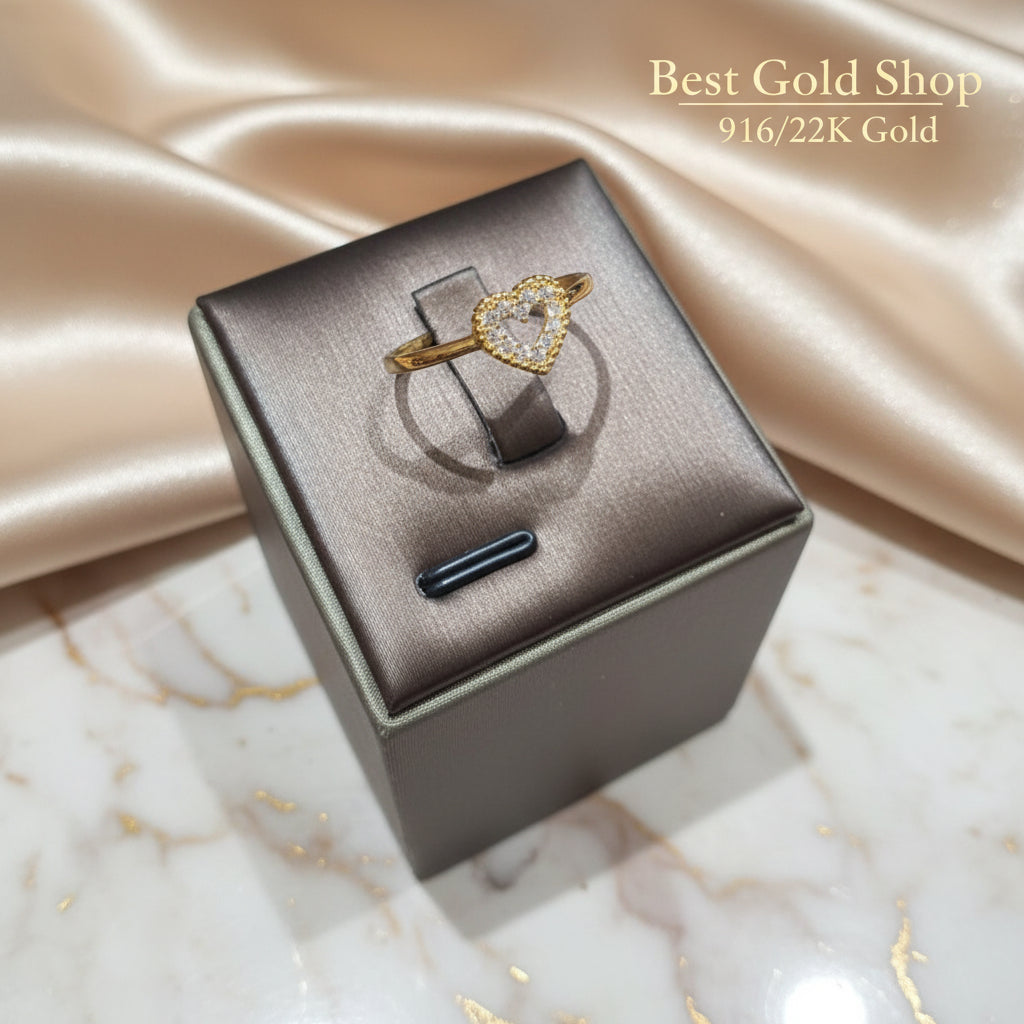 916 Gold Assorted Design Rings | Simple Elegant 22K Styles - View 3