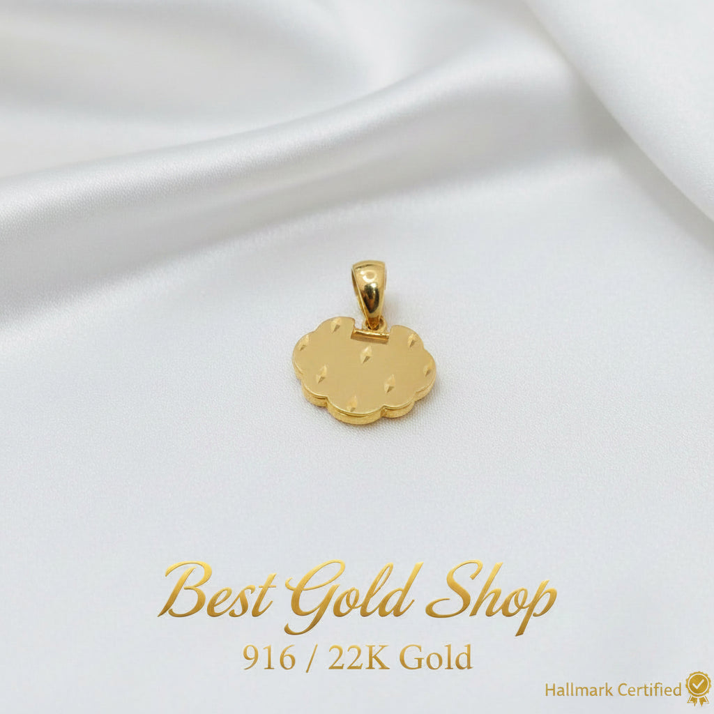 916 Gold baby lock pendant v3Charms & PendantsBest Gold Shop
