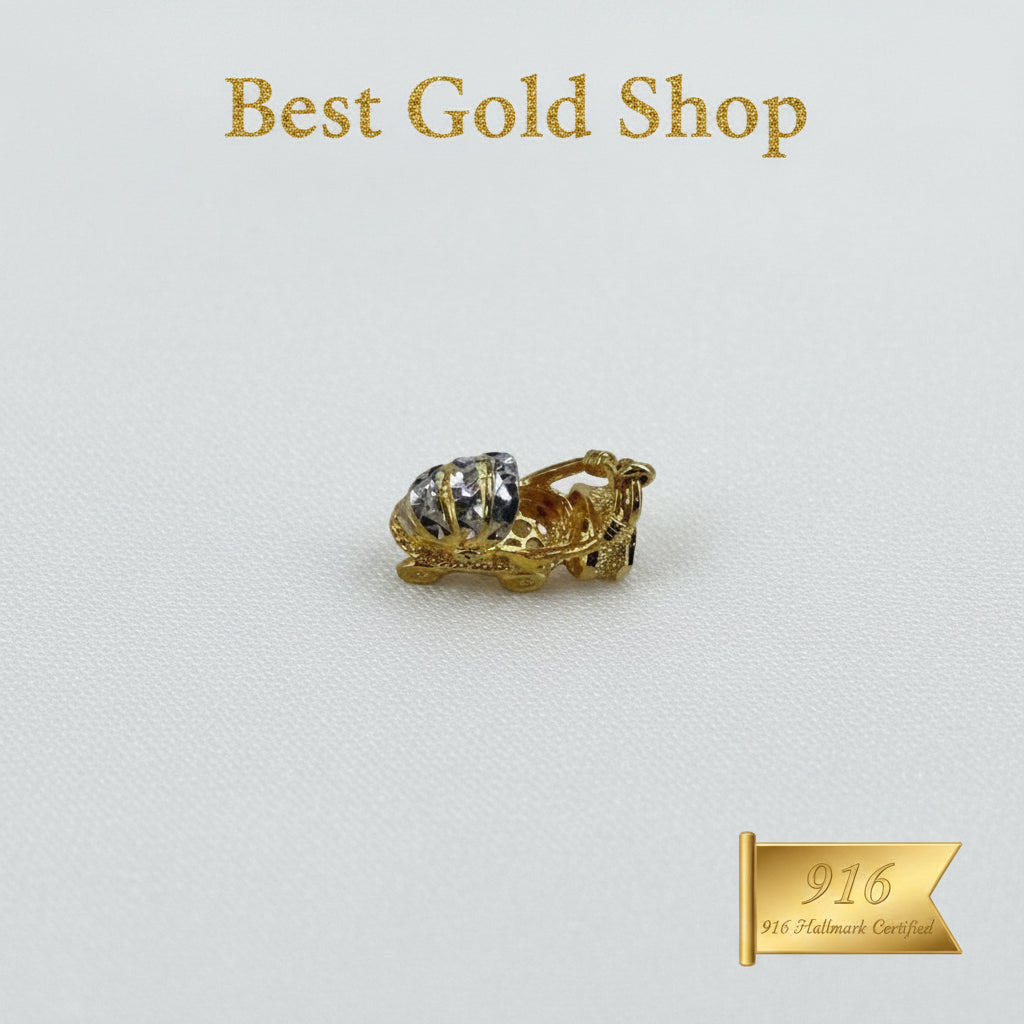 916 Gold Baby Stroller Charm | Symbol of Love New BeginningsCharms & PendantsBest Gold Shop