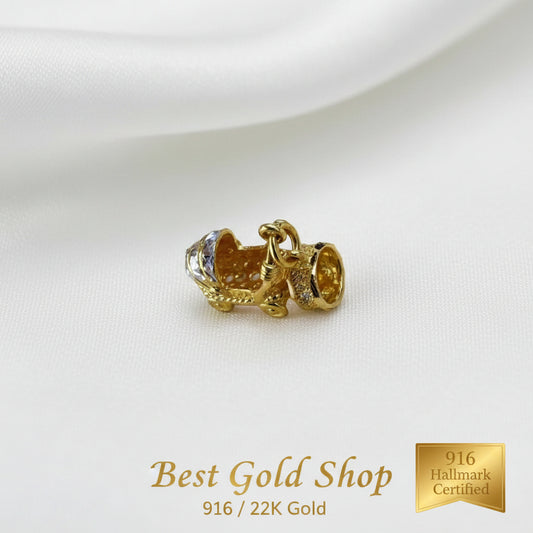 916 Gold Baby Stroller Charm | Symbol of Love New BeginningsCharms & PendantsBest Gold Shop