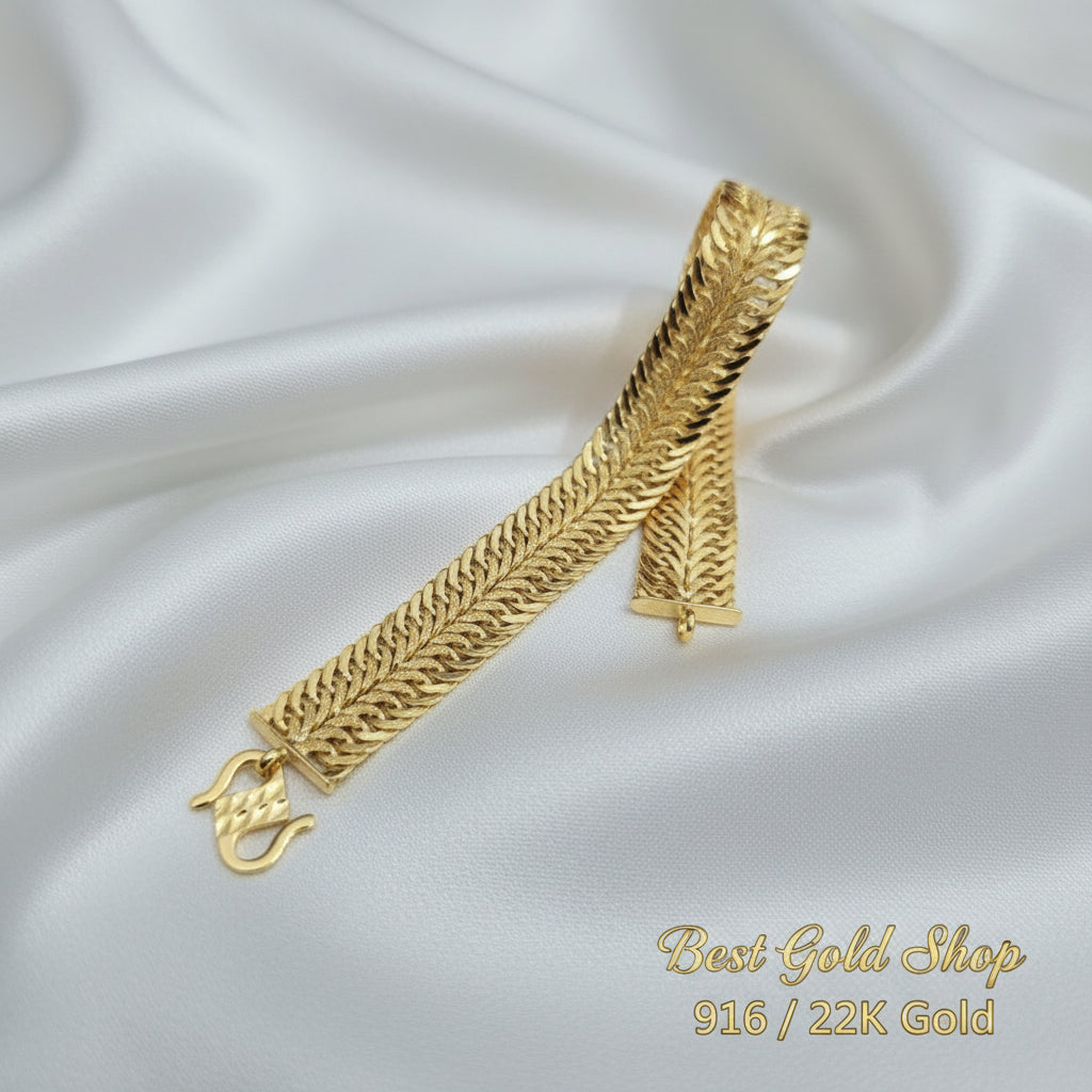 916 Gold Bracelet Duo Lipan DesignBraceletsBest Gold Shop