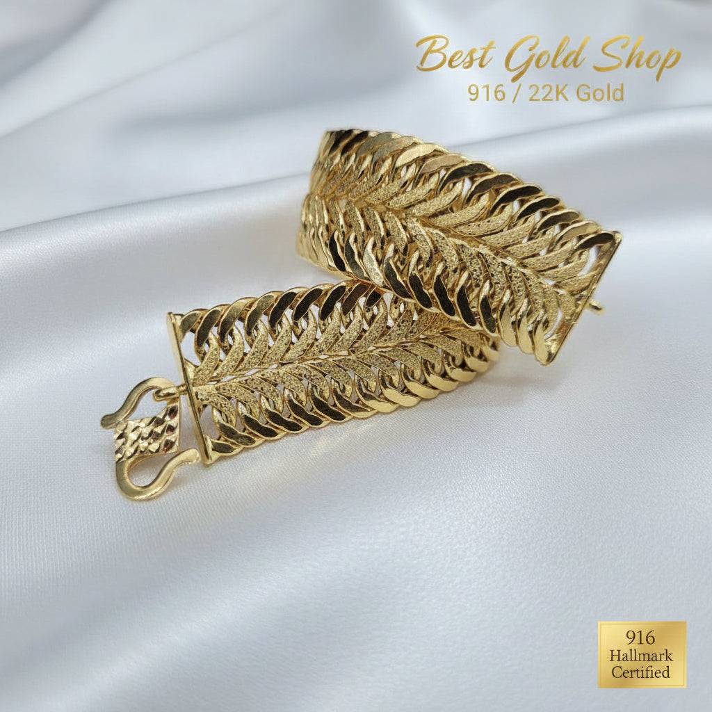 916 Gold Bracelet Duo Lipan DesignBraceletsBest Gold Shop