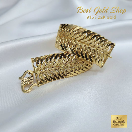 916 Gold Bracelet Duo Lipan DesignBraceletsBest Gold Shop