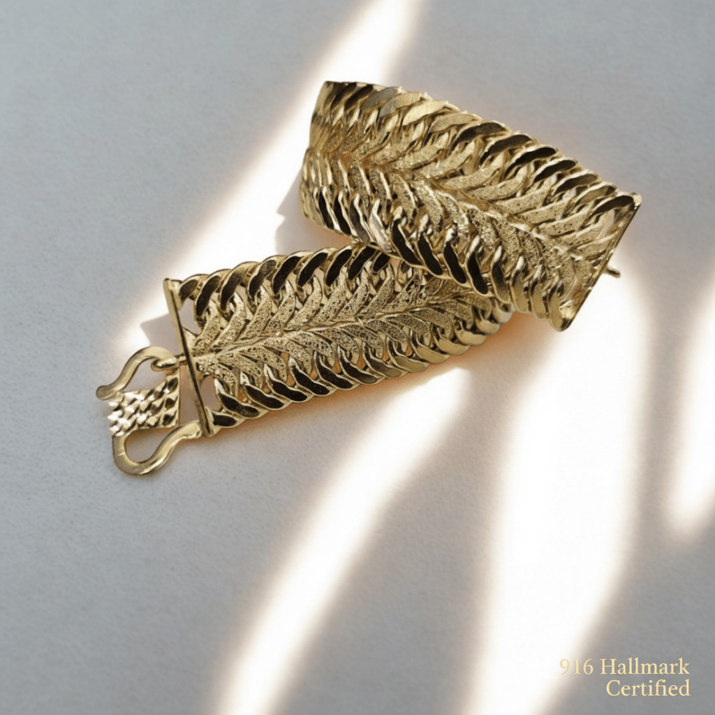 916 Gold Bracelet Duo Lipan DesignBraceletsBest Gold Shop