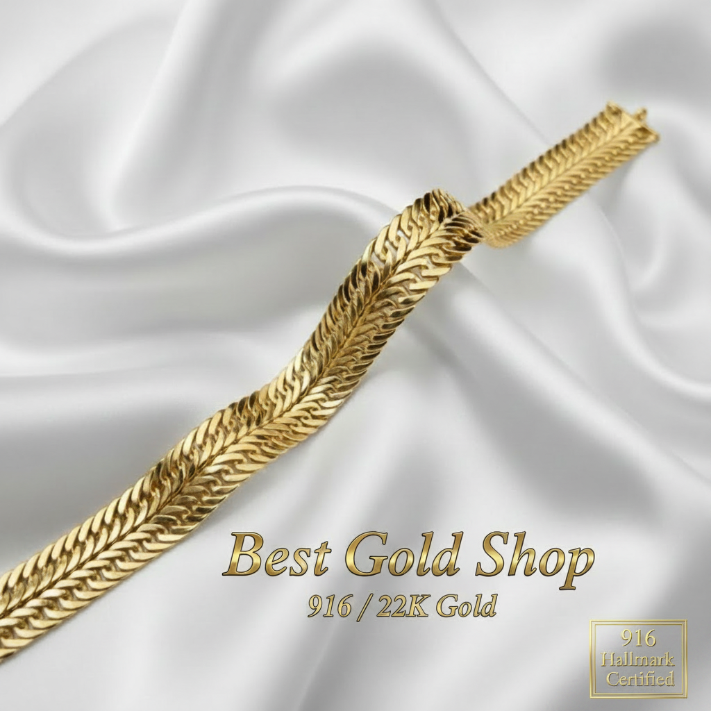 916 Gold Bracelet Duo Lipan DesignBraceletsBest Gold Shop