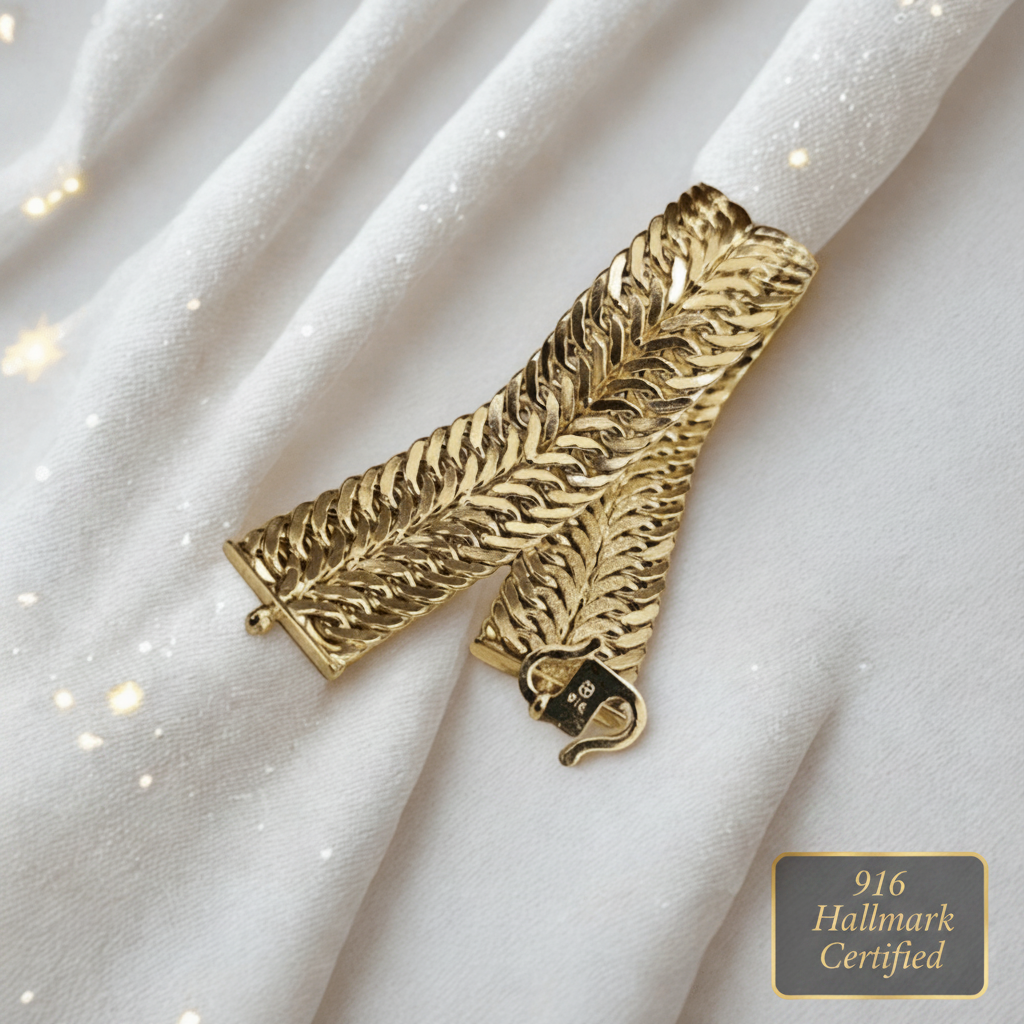 916 Gold Bracelet Duo Lipan DesignBraceletsBest Gold Shop