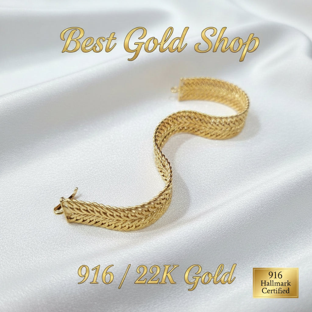 916 Gold Bracelet Duo Lipan DesignBraceletsBest Gold Shop