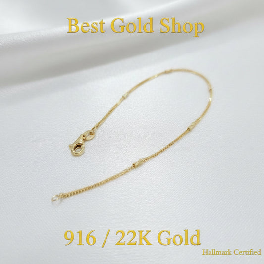 916 Gold Fancy Box Bracelet New Design ElegantBraceletsBest Gold Shop