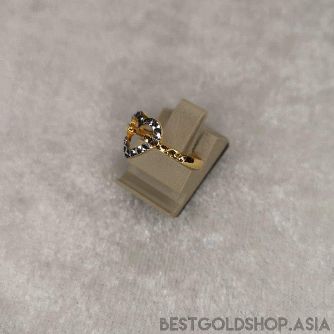 916 gold heart ring 2C - Best Gold Shop 22k gold 22k gold ring 916 gold 916 gold