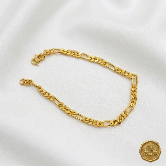 916 Gold (22K) Hollow Milo Gui Fei Bracelet for WomenBraceletsBest Gold Shop
