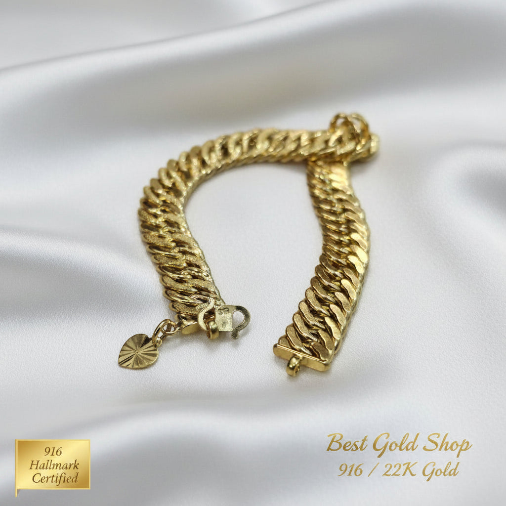 916 Gold Lipan Bracelet Light WeightBraceletsBest Gold Shop