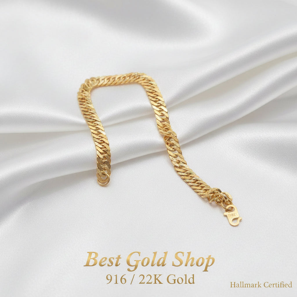 916 Gold Lipan Bracelet Light WeightBraceletsBest Gold Shop