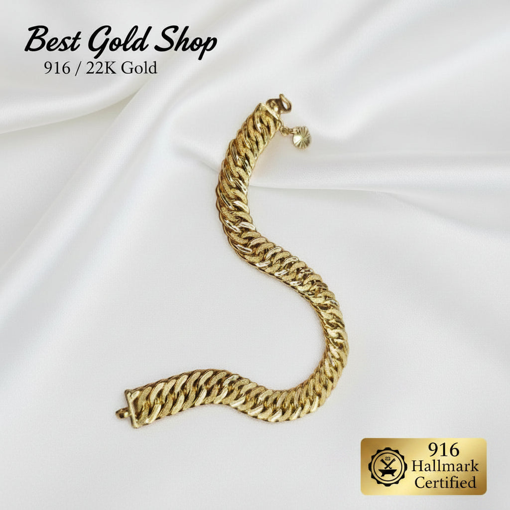 916 Gold Lipan Bracelet Light WeightBraceletsBest Gold Shop