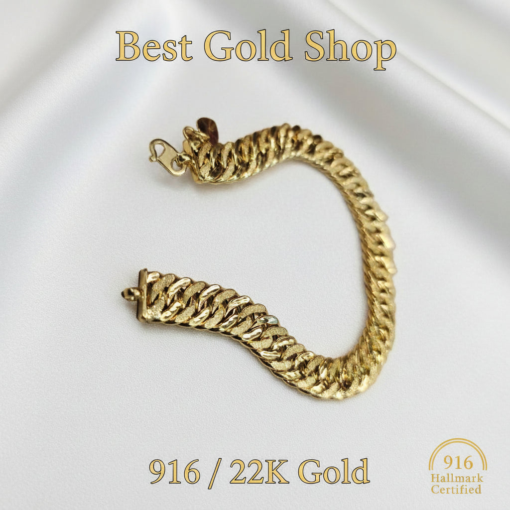 916 Gold Lipan Bracelet Light WeightBraceletsBest Gold Shop