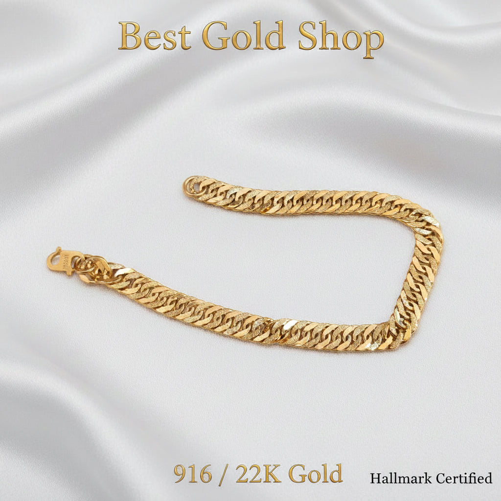 916 Gold Lipan Bracelet Light WeightBraceletsBest Gold Shop