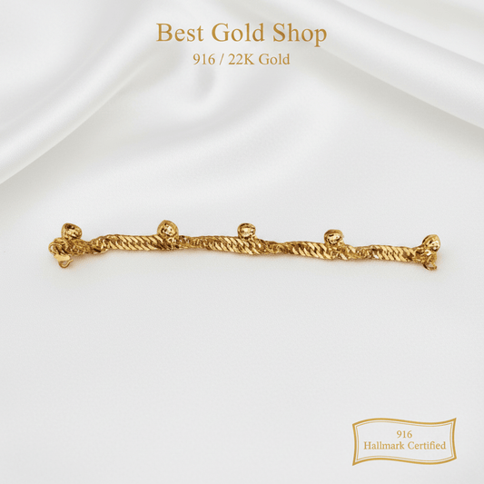916 Gold Lipan Dangling Heart BraceletBraceletsBest Gold Shop