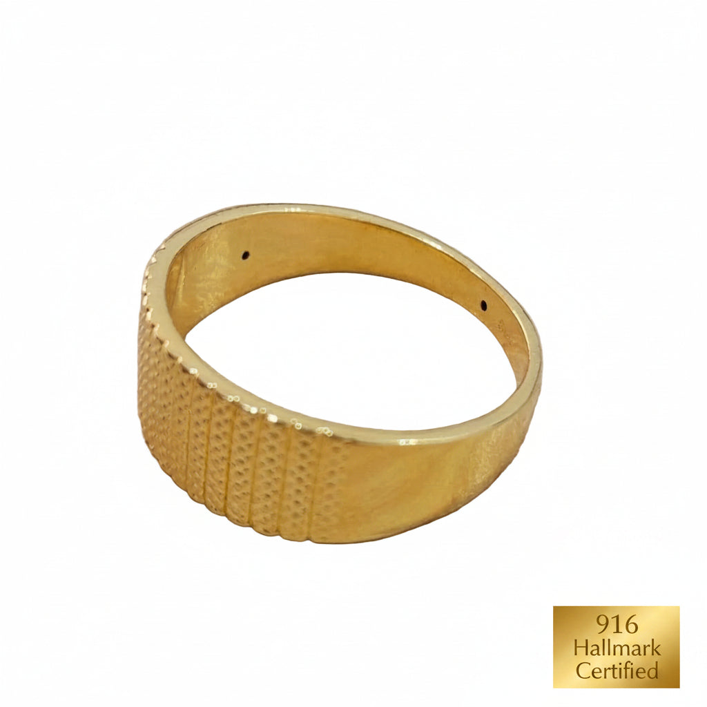 916 Gold Mesh Band Ring – Feather LightRingsBest Gold Shop