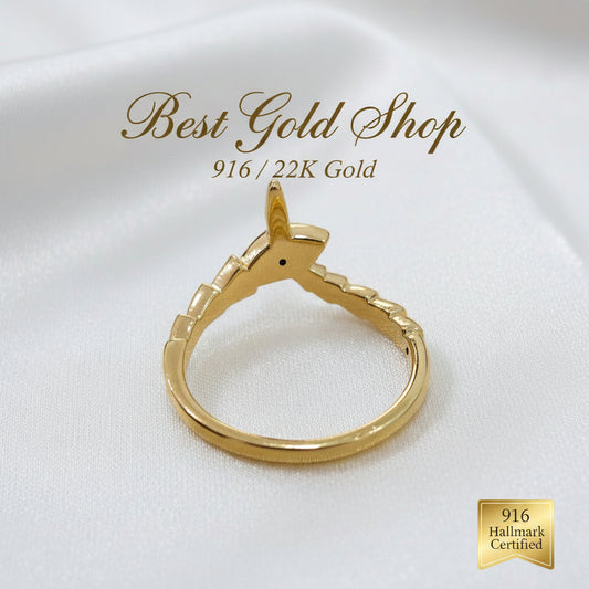 916 Gold Naga Snake Dragon Ring Feather LightRingsBest Gold Shop