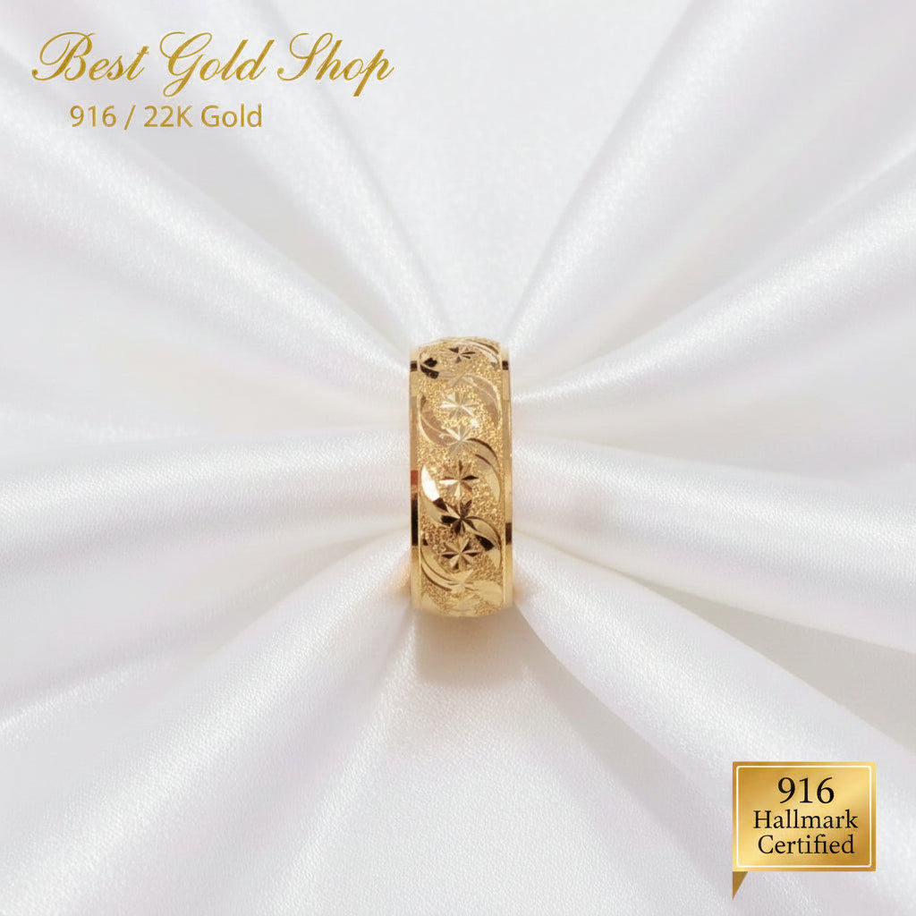 916 Gold Ring Hollow Design V9 New DesginRingsBest Gold Shop