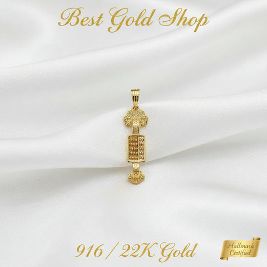 916 Gold Ru Yi Abacus PendantCharms & PendantsBest Gold Shop