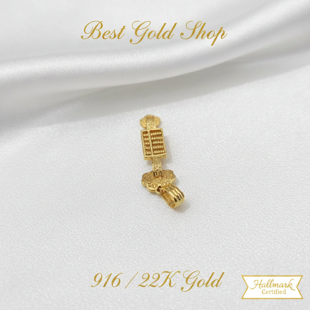 916 Gold Ru Yi Abacus PendantCharms & PendantsBest Gold Shop