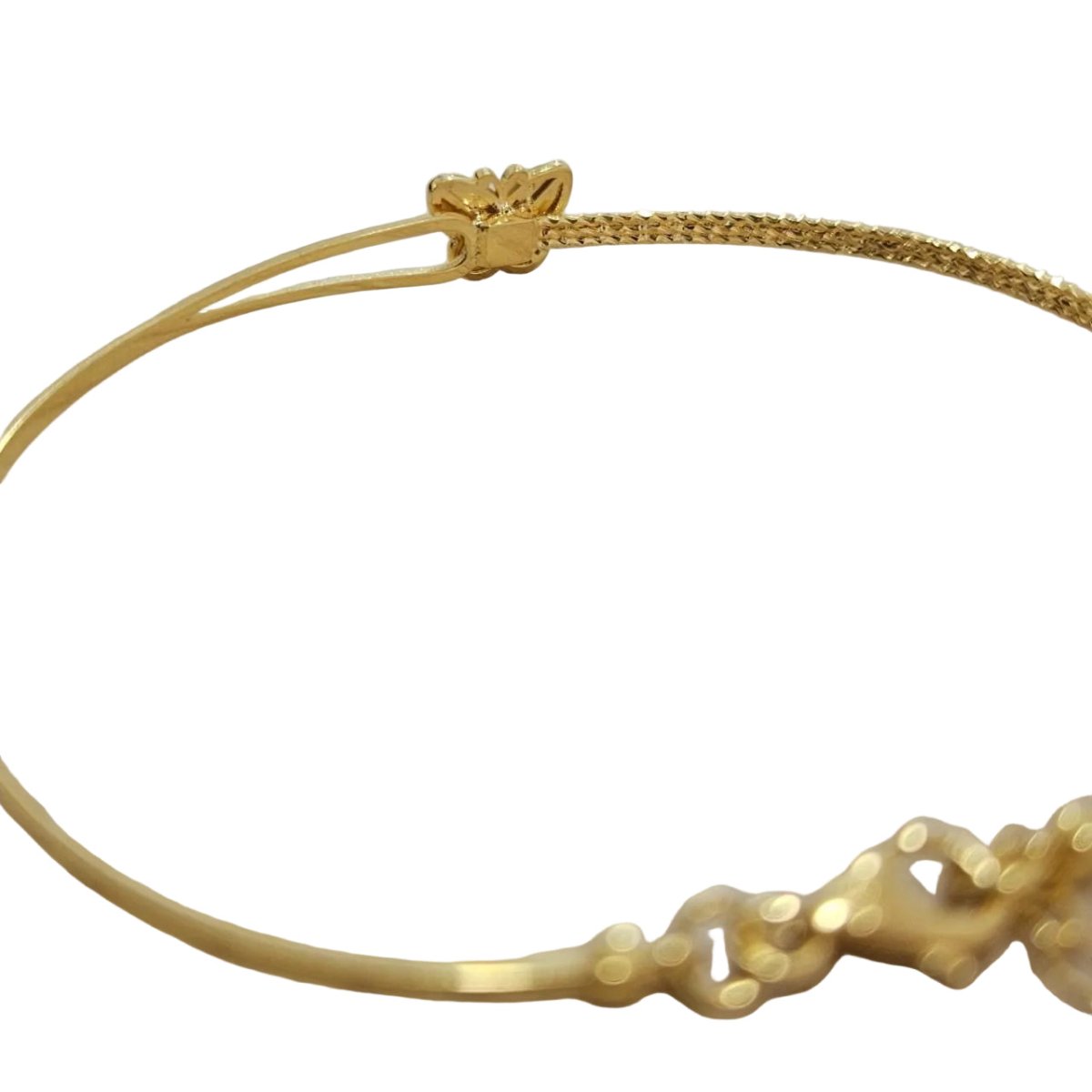 916 Gold Slim Bangle Light WeightBraceletsBest Gold Shop
