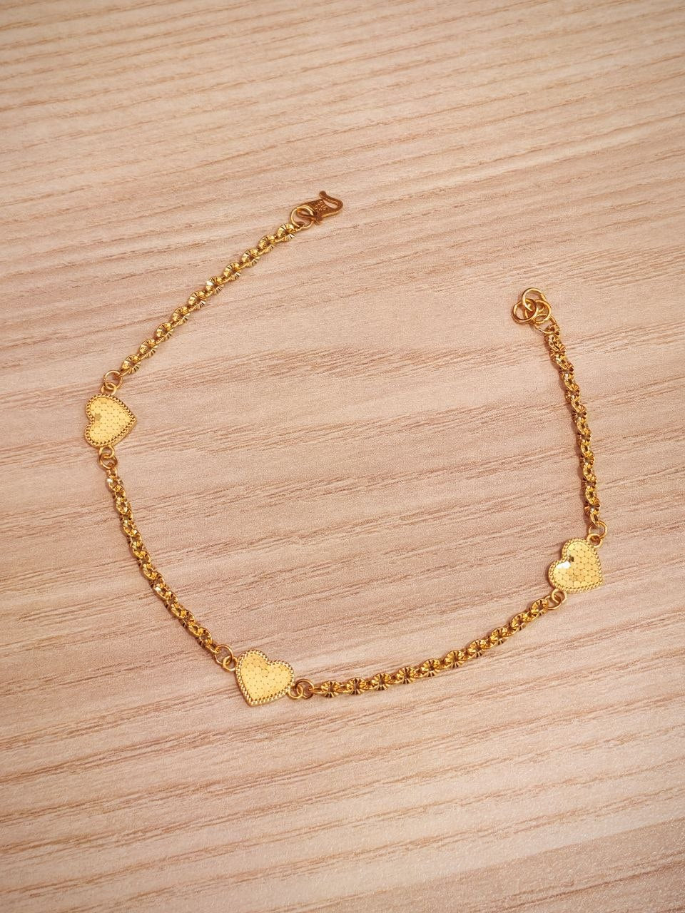 916 Gold Sunflower Love Bracelet full adjustable design