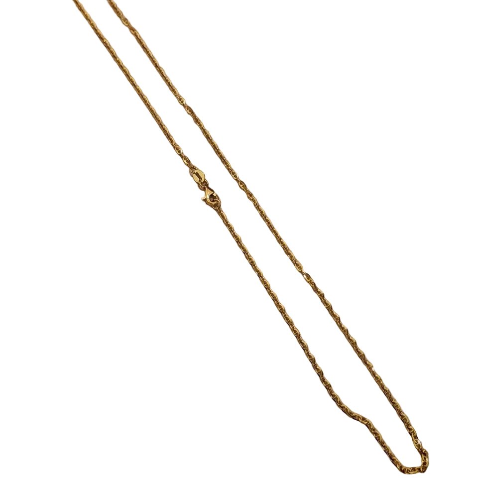 916 Gold Twisted Link Necklace | Elegant Everyday ChainNecklacesBest Gold Shop