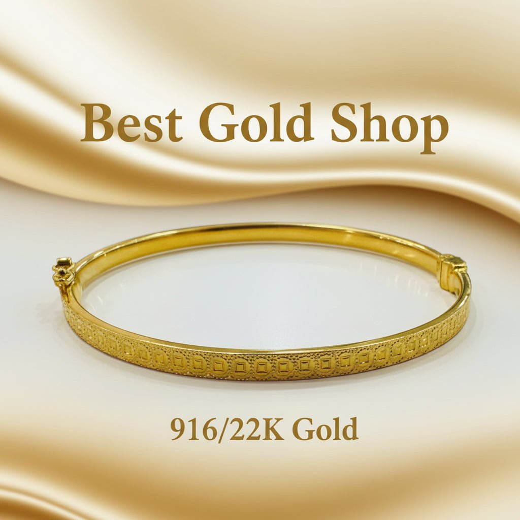 916 Gold Vintage Coin Bangle – Chinese New Year Must HaveBraceletsBest Gold Shop