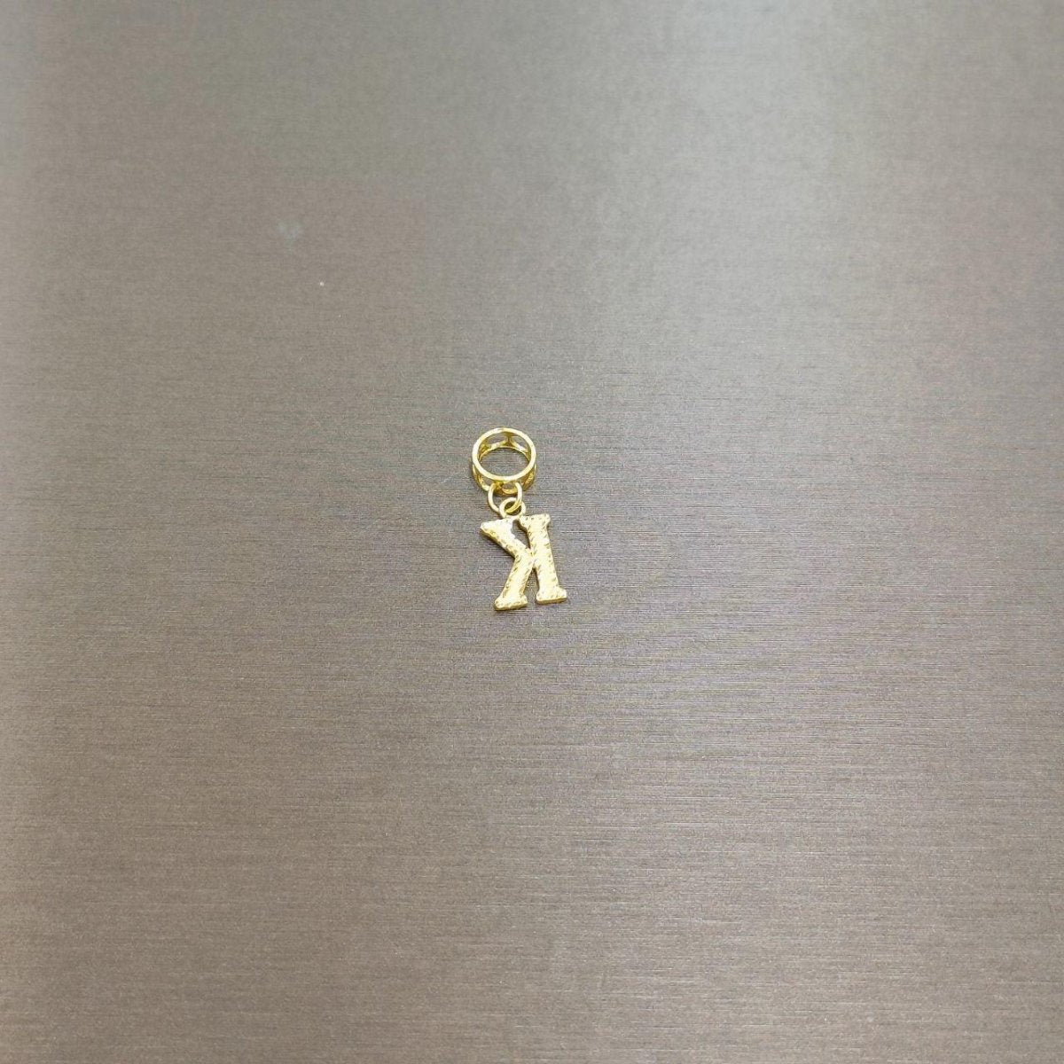 916/22K Gold alphabet K Charm by Best Gold Shop - Best Gold Shop 22k gold 22k Gold Charms 916 gold 916 gold