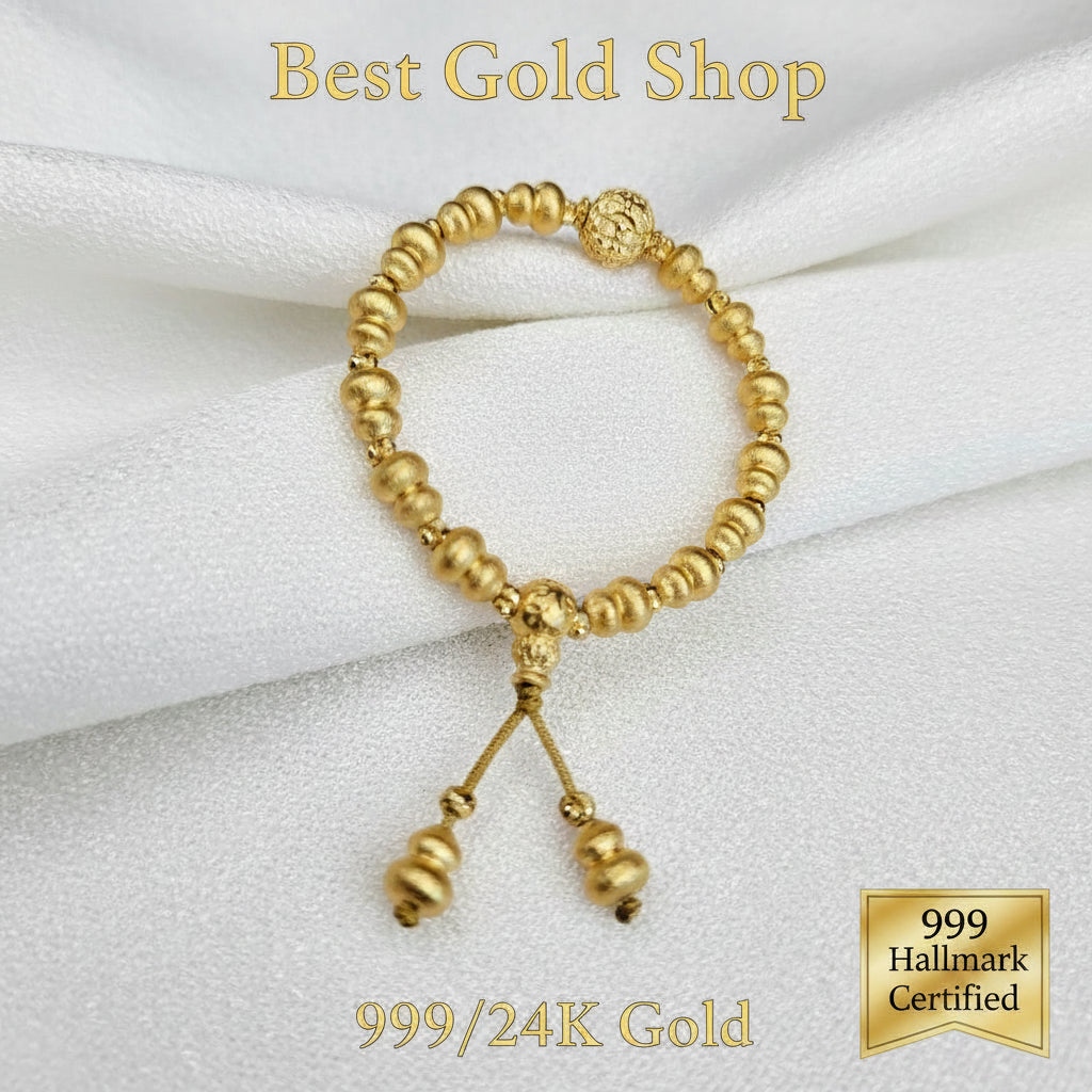 999 Gold Fancy Bangle – New Design | Elegant & LightweightBraceletsBest Gold Shop