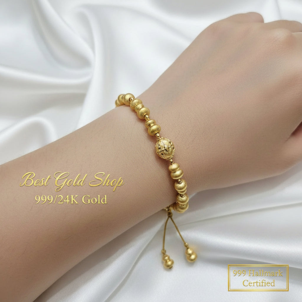 999 Gold Fancy Bangle – New Design | Elegant & LightweightBraceletsBest Gold Shop