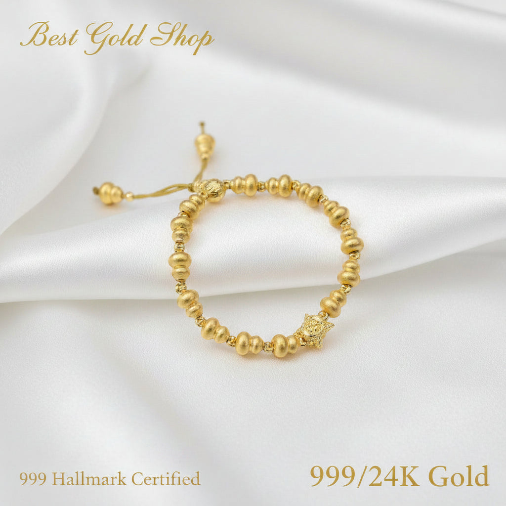 999 Gold Fancy Bangle – New Design | Elegant & LightweightBraceletsBest Gold Shop