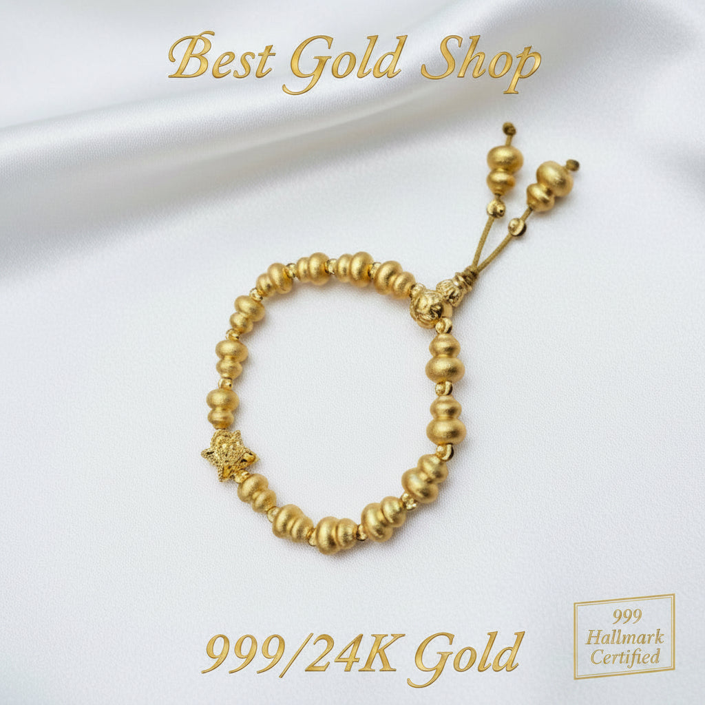999 Gold Fancy Bangle – New Design | Elegant & LightweightBraceletsBest Gold Shop