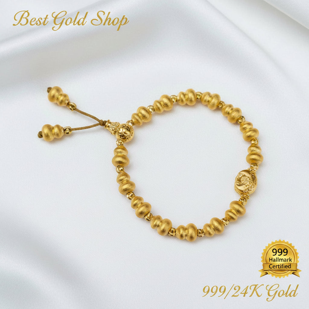 999 Gold Fancy Bangle – New Design | Elegant & LightweightBraceletsBest Gold Shop