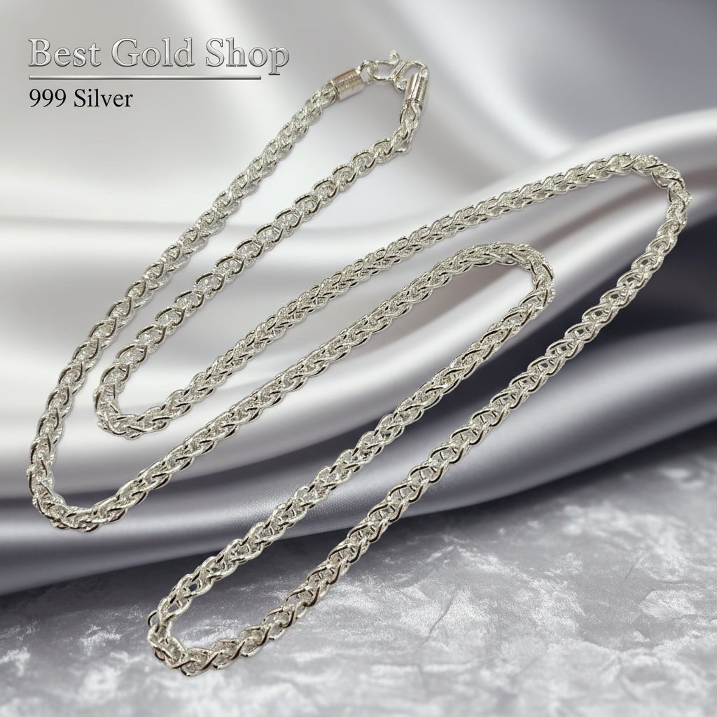 Bracelets24k Silver999 Silver999 silver chain