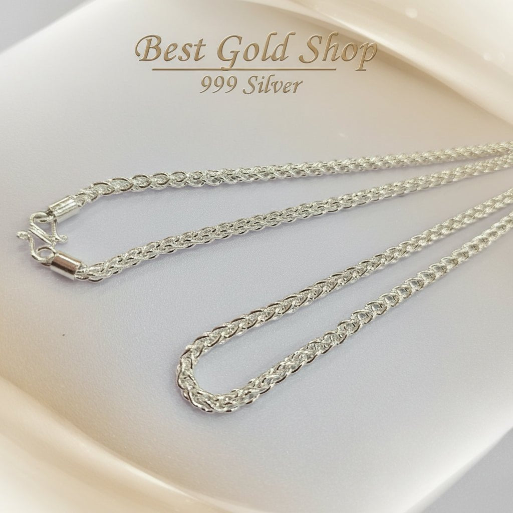 Bracelets24k Silver999 Silver999 silver chain