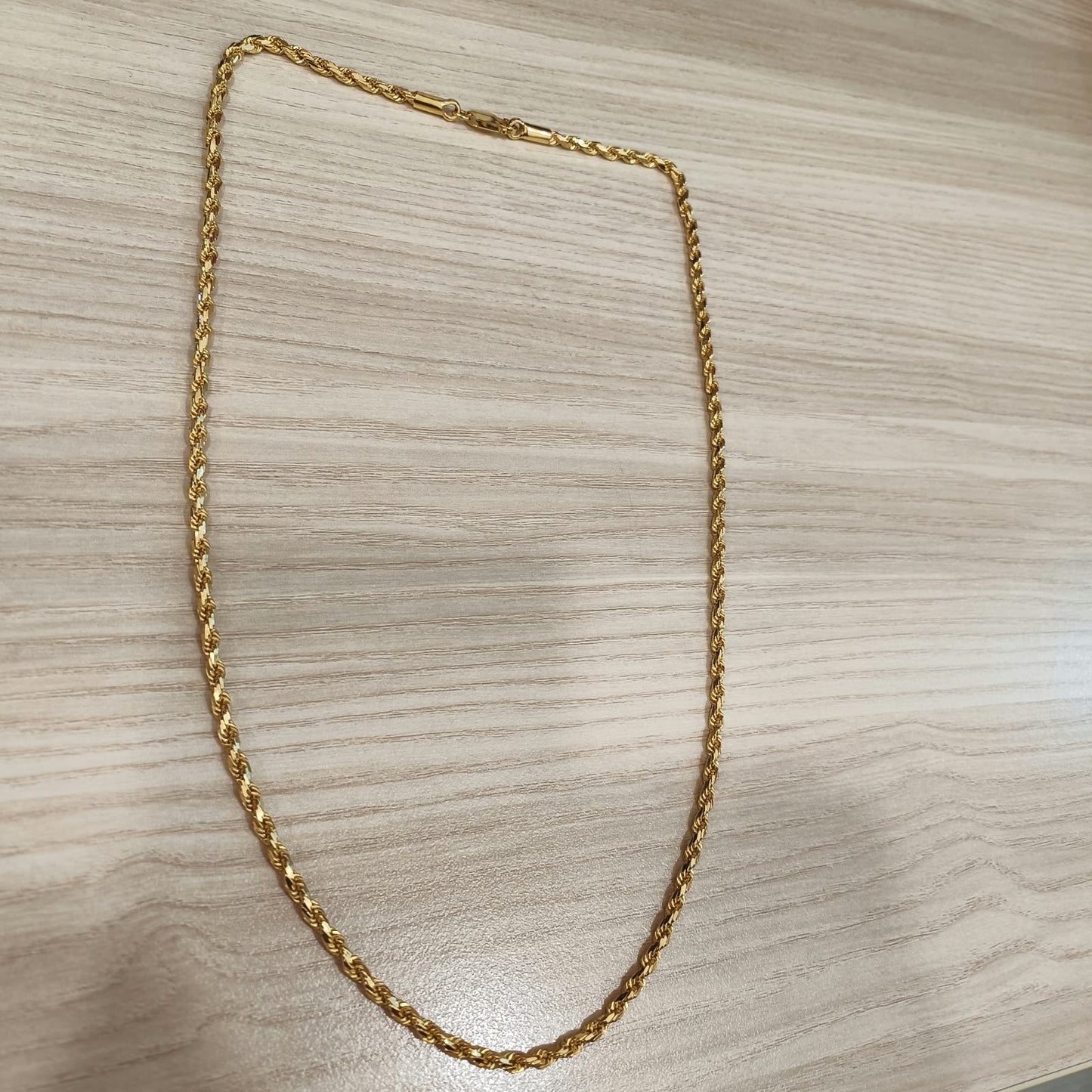 916 Gold Solid Rope Chain | Heavyweight Above 30g Collection