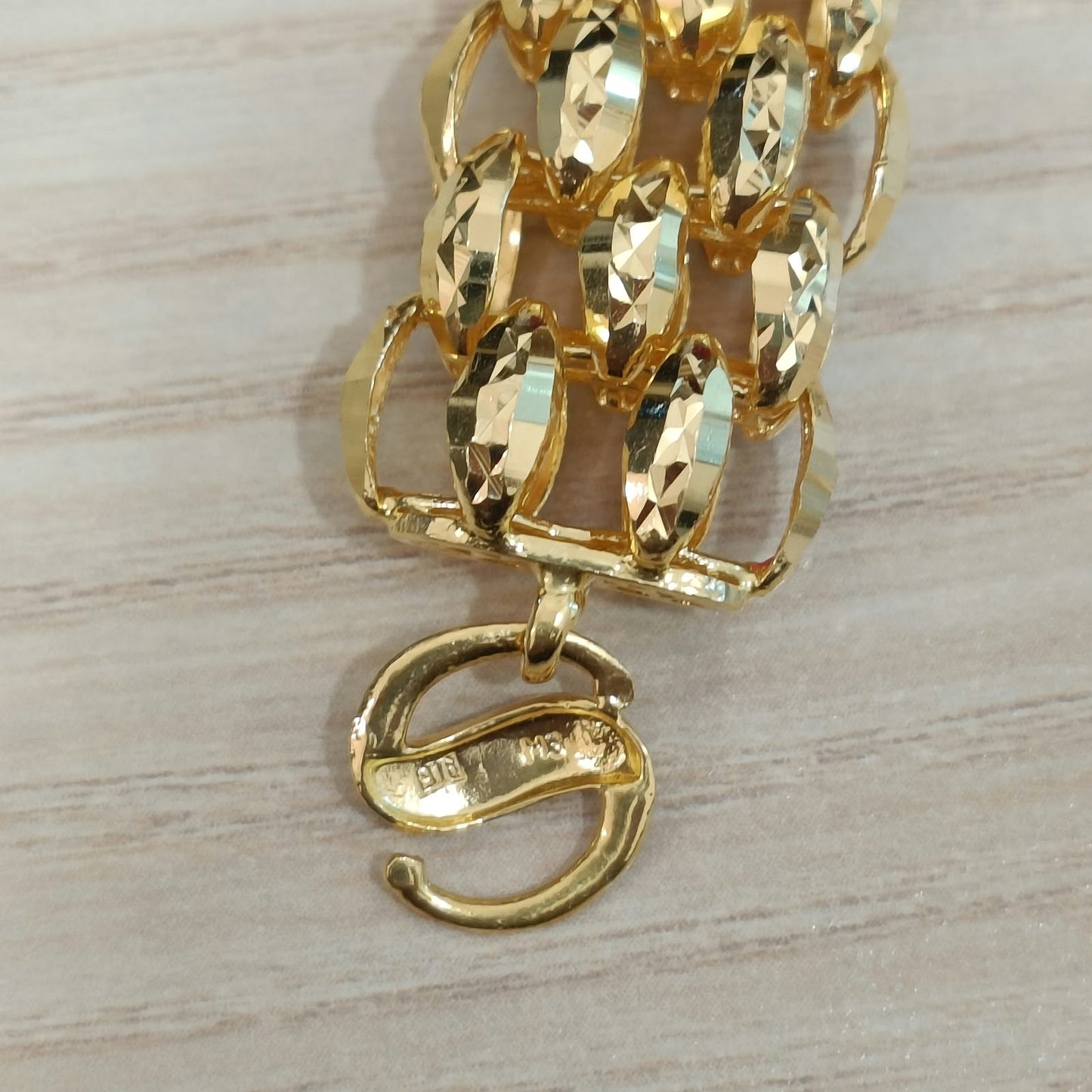 916 Gold Fancy Bracelet | Heavyweight 22K Statement Design