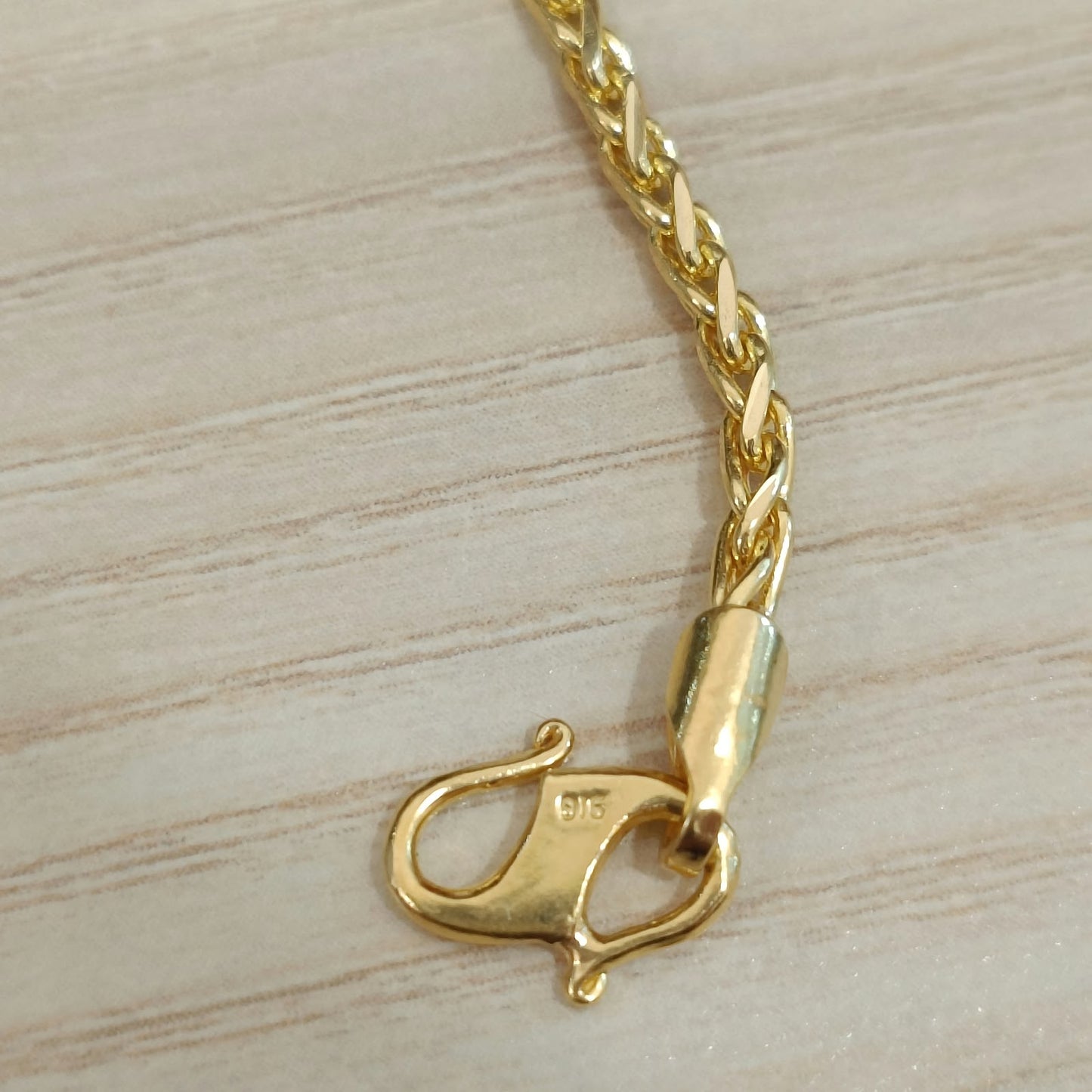 916 Gold Spike Bracelet | Bold Modern 22K Gold Design