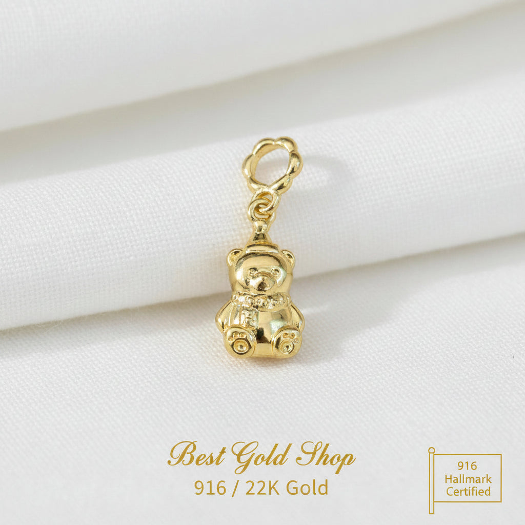 22K / 916 Gold Grand Pendants & Charms – 0.2g to 0.7g