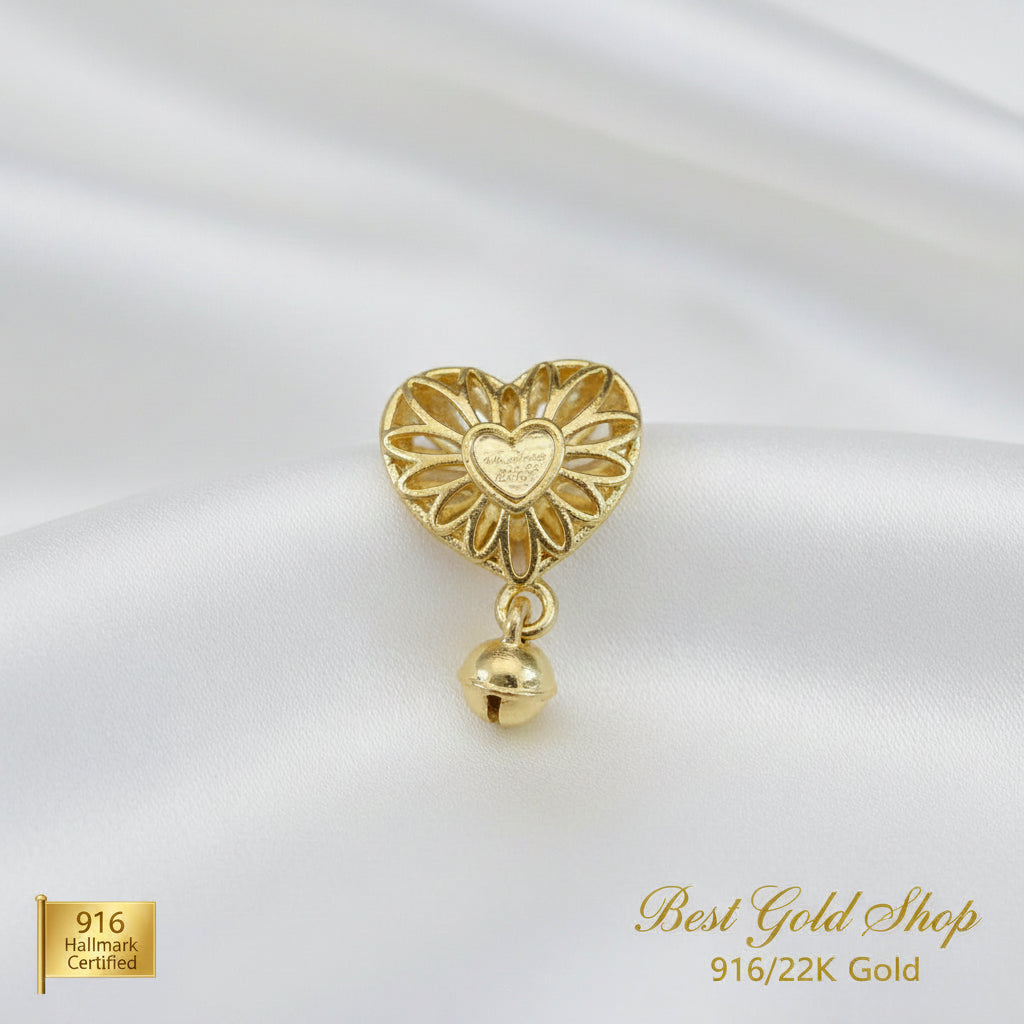 22K / 916 Gold Grand Pendants & Charms – 0.2g to 0.7g